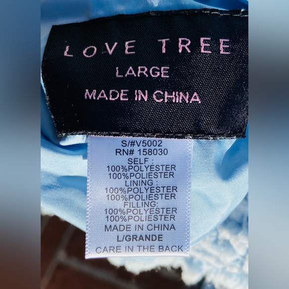 💙SkyBlueVest🦋Sz-(M) LoveTree Reversible Vest w/4 Pockets Both Sides-Runs Small⚠️ - Picture 15 of 16